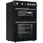 Hisense HDE3211BBUK 60cm Electric Cooker with Ceramic Hob-Black , A Rated Double Oven - Image 2