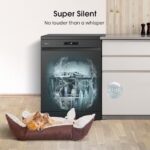Hisense HS622E90BUK Freestanding Standard Dishwasher 85cm High - E Rated, Black, 24 x 23 x 33 inches (L x W x H) [Energy Class E] - Image 5
