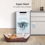 Hisense HS523E15WUK Slimline 10 Places Free Standing Dishwasher White with 30 Minutes Quick Wash [Energy Class E] - Image 4