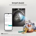 Hisense 3S WiFi Series WF3S8043BB3 8 KG Front Load Washing Machine Durable Inverter, Steam Wash, Quick Wash, 19 Programmes 1400 RPM White Energy Rating A - Image 10