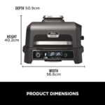Ninja Woodfire Pro XL Electric BBQ Grill & Smoker with Digital Probe, Large 4-in-1 Outdoor Grill & Air Fryer with Smart Cook System - Image 6