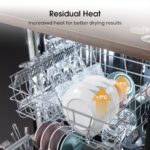 Hisense HS622E90BUK Freestanding Standard Dishwasher 85cm High - E Rated, Black, 24 x 23 x 33 inches (L x W x H) [Energy Class E] - Image 8