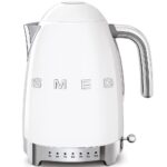 Smeg 50’s Style Retro Range Breakfast Set, 1.7L 3000W Variable Temperature Kettle and Multi-Functional Control 2-Slice 950W Toaster, White - Image 7