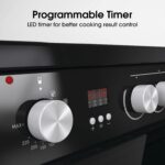 Hisense HDE3211BBUK 60cm Electric Cooker with Ceramic Hob-Black , A Rated Double Oven - Image 6