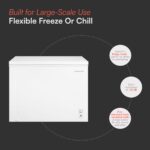 Cookology CCFZ300WH Freestanding Chest Freezer 293L Capacity for Garages, Outbuilding and Sheds, Featuring Basket - Image 5