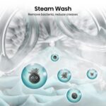 Hisense 1Q Series WF1Q1041BW Freestanding 10 KG Front Load Washing Durable Inverter Machine, Steam Wash, Quick Wash, 15 Washing Programs 1400 RPM White - Image 10