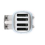 Smeg 50’s Style Retro Range Breakfast Set, 1.7L 3000W Kettle and Multi-Functional Control 4-Slice 2000W Toaster, Pastel Blue - Image 3