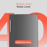 Cookology CTFZ163IX Tall Freestanding Freezer in Inox - Upright Freezer - 168 Litre Capacity - 5 Large Drawers - Reversible Door - Image 4