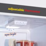 Russell Hobbs Fridge Freezer Freestanding Frost Free with Reversible Door, Adjustable Thermostat & Feet, 70/30 279L, 180cm High - Image 8