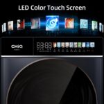 CHiQ CW106581AXU Washing Machine, 10kg, 1400rpm, BLDC Inverter Motor, 12 Washing Cycles, Steam Care, LED Touchscreen, Grey - Image 14