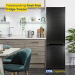 Russell Hobbs Fridge Freezer Freestanding Frost Free with Reversible Door, Adjustable Thermostat & Feet, 70/30 279L, 180cm High - Image 10
