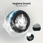 Hisense 3S WiFi Series WF3S8043BB3 8 KG Front Load Washing Machine Durable Inverter, Steam Wash, Quick Wash, 19 Programmes 1400 RPM White Energy Rating A - Image 13