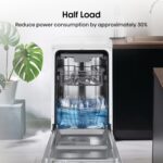 Hisense HS523E15WUK Slimline 10 Places Free Standing Dishwasher White with 30 Minutes Quick Wash [Energy Class E] - Image 9