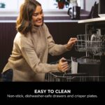 Ninja MAX Dual Zone Digital Air Fryer, 2 Drawers, 9.5L, 6-in-1, Uses No Oil, Air Fry, Max Crisp, Roast, Bake, Reheat, Dehydrate, Non-Stick - Image 6