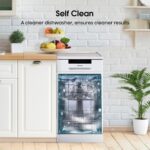 Hisense HS523E15WUK Slimline 10 Places Free Standing Dishwasher White with 30 Minutes Quick Wash [Energy Class E] - Image 8