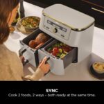 Ninja MAX Dual Zone Digital Air Fryer, 2 Drawers, 9.5L, 6-in-1, Uses No Oil, Air Fry, Max Crisp, Roast, Bake, Reheat, Dehydrate, Non-Stick - Image 9