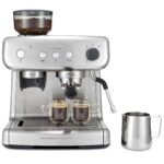 Breville Barista Max Espresso Machine | Latte & Cappuccino Coffee Maker with Integrated Bean Grinder & Steam Wand