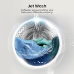 Hisense WF3S8043BW3 Waschmachine mit Dampffunkunktion, 8 kg, 1400 U,min, WIFI, ConnectLife, Power JetWash, Anti-Allergie Programm - Image 9