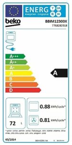 Beko BBIM12300X b300 Einbau-Backofen, 60 cm Backofen, 72 l Volumen, Dampfreinigung SteamShine, 8 Heizarten - Image 2