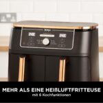 Ninja Foodi MAX Dual Zone Heißluftfritteuse [AF400EUCP] Amazon Exclusive, ‎2470 Watt , 9,5 L, 2 Heißluft-Frittierfächer, 6 Funktionen - Image 9