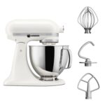 KitchenAid Küchenmaschine - Artisan - Kippbarem Food Processor - Teigknetmaschine mit 3 Zubehör und Schüssel aus Edelstahl - Image 4