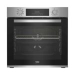 Beko BBIM12300X b300 Einbau-Backofen, 60 cm Backofen, 72 l Volumen, Dampfreinigung SteamShine, 8 Heizarten