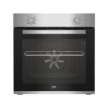 Beko BBIE12000X b100 Einbaubackofen, 66 l Volumen des Garraums, Multifunktionsofen mit 5 Heizarten, AeroPerfect