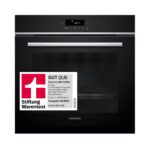 Siemens HB572ABS3, Stiftung Warentest GUT (2,0)*, iQ300 Einbau-Backofen 60x60 cm, Air Fry, Pyrolyse Selbstreinigung