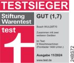 Bosch WUU28T70, Stiftung Warentest Testsieger*, Serie 6, Waschmaschine 8 kg, Unterbaufähig, SpeedPerfect - schneller waschen - Image 13