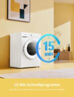 Comfee Waschmaschine 8kg, Washing machine mit Tierhaar-Programm & Dampffunktion,16 Programme,Energy Efficiency Class A-10% - Image 9