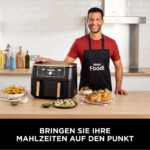Ninja Foodi MAX Dual Zone Heißluftfritteuse [AF400EUCP] Amazon Exclusive, ‎2470 Watt , 9,5 L, 2 Heißluft-Frittierfächer, 6 Funktionen - Image 5