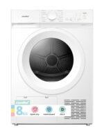 Comfee Wärmepumpentrockner, 8kg, Energieklasse D mit Wärmepumpentechnologie, UV-Licht für hygienische Reinheit