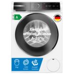 Bosch WGB244040 Serie 8 Smarte Waschmaschine, 9 kg, 1400 UpM, Made in Germany, Active Water Plus Energie- und Wasserersparnis