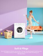 Comfee Waschmaschine 8kg, Washing machine mit Tierhaar-Programm & Dampffunktion,16 Programme,Energy Efficiency Class A-10% - Image 6