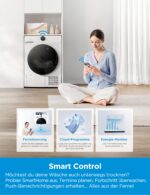 Midea MD20EH80WB-A3 Wärmepumpentrockner, 8 kg, Energieklasse C, UV Hygience, Knitterschutz, Sanfte Pflege, Auto Dry - Image 6