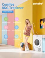 Comfee Wärmepumpentrockner, 8kg, Energieklasse D mit Wärmepumpentechnologie, UV-Licht für hygienische Reinheit - Image 11